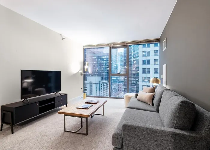 Apartamento Loop 1br W Gym Pool Wd Nr Financial District Chi-229