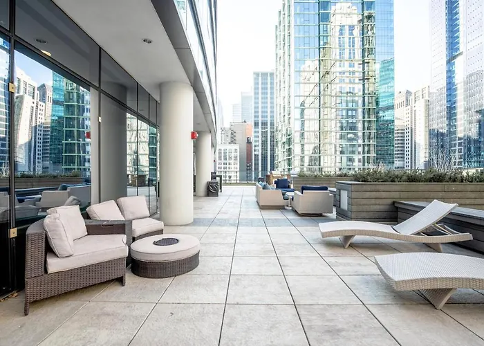 Apartamento Loop 1br W Gym Pool Wd Nr Financial District Chi-229 *