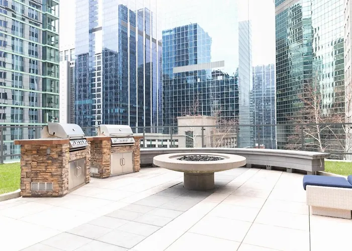 Apartamento Loop 1br W Gym Pool Wd Nr Financial District Chi-229 *